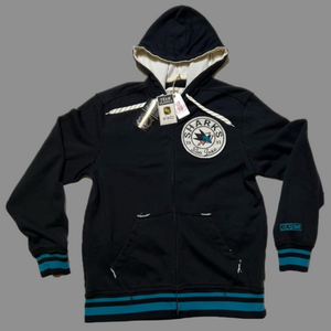 San Jose Sharks New Official NHL CCM Zip Up Hoodie